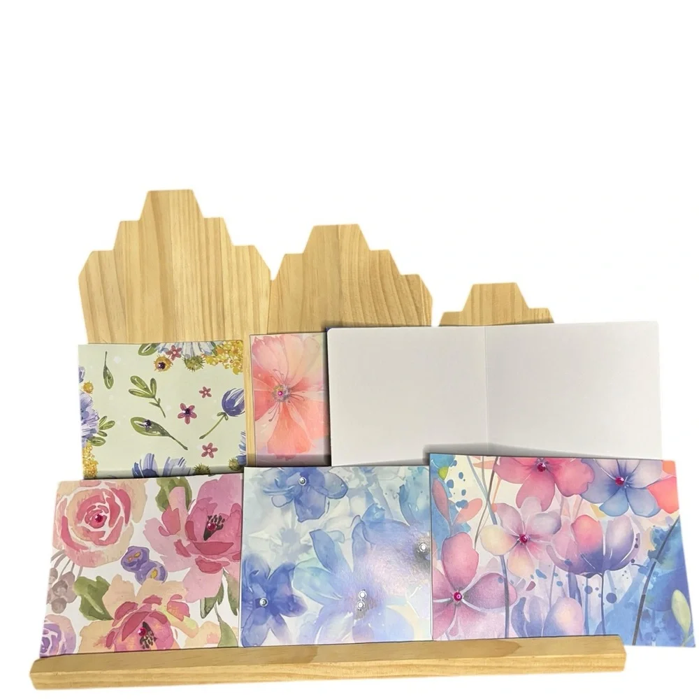 OFFIGIFT Butterfly Journal + Handmade Card Set & Poshtituting is life Pen - Picture 2 of 8